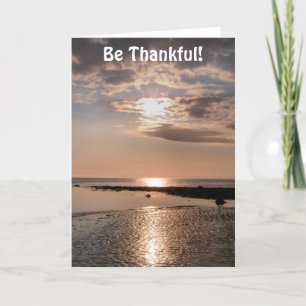 SONNENUNTERGANG DANKESKARTE