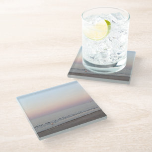 Sonnenuntergang-Dekorglas-Untersetzer Glasuntersetzer