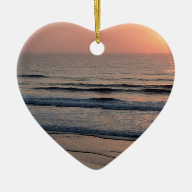 Sonnenuntergang Del Mar Kalifornien Keramikornament (Vorne)