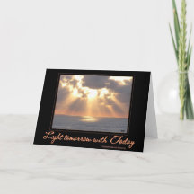 Sonnenuntergang der Inspirations-Karte