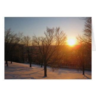 Sonnenuntergang des März bei RPI