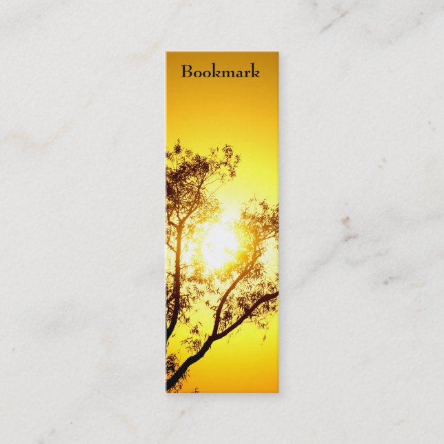 Sonnenuntergang dünne Geschäftskarte des Mini Visitenkarte (Vorderseite)