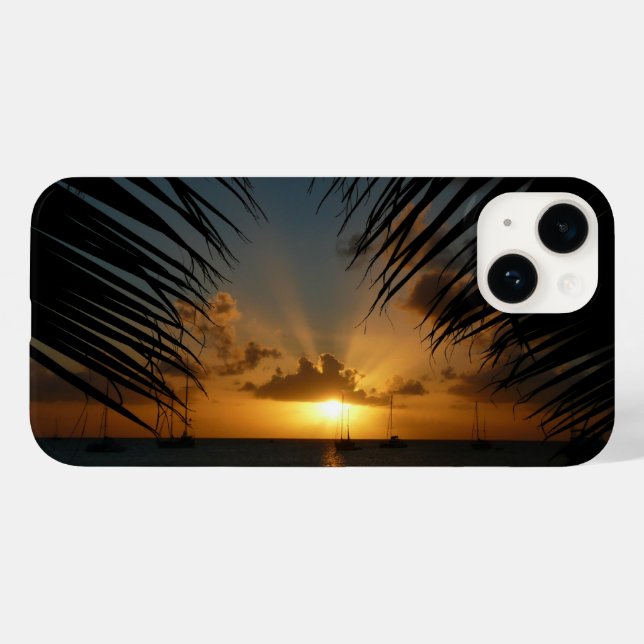 Sonnenuntergang durch die tropische Küste der Palm title_seo2 (Rückseite (Horizontal))