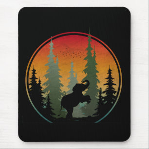 Sonnenuntergang Elefantenlandschaft Mousepad