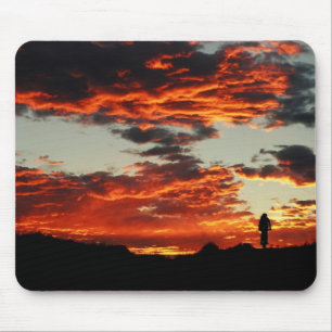 Sonnenuntergang-Fahrrad Mousepad