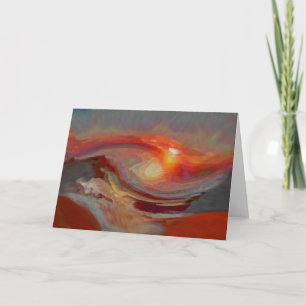 Sonnenuntergang Feiertagskarte