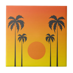 Sonnenuntergang Fliese