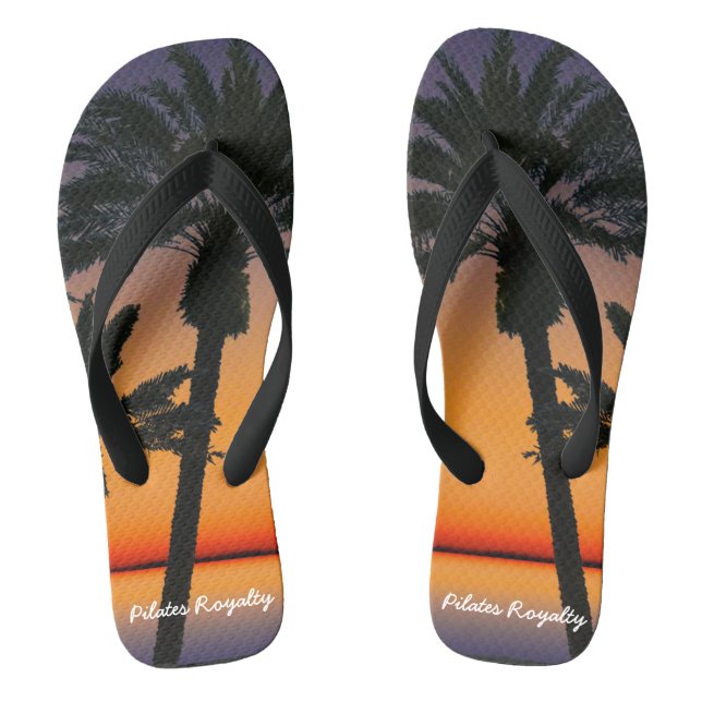 Sonnenuntergang Flip Flops (Fußbett)