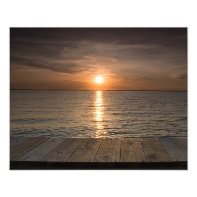 Sonnenuntergang Fotodruck (Vorne)