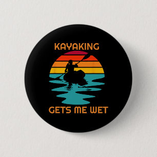 Sonnenuntergang Frauen Kayaking Macht Mich Nass Ka Button
