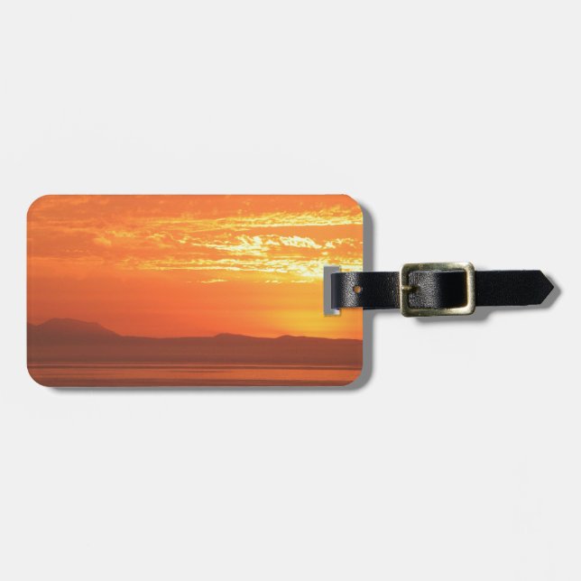 SONNENUNTERGANG GEPÄCKANHÄNGER (Vorderseite horizontal)