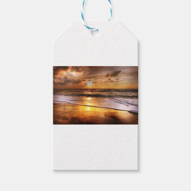 Sonnenuntergang Geschenkanhänger (Vorderseite)