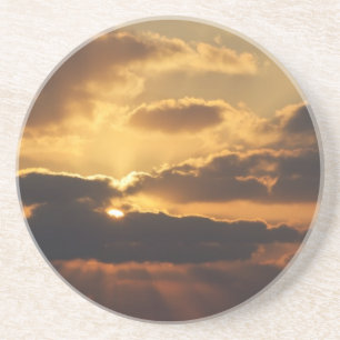 Sonnenuntergang Getränkeuntersetzer