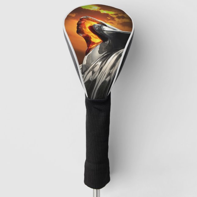 Sonnenuntergang-Hauptpontiac- Golf Headcover (Vorderseite)