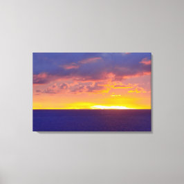 Sonnenuntergang Himmel Dämmerung Abend Zwielicht M Leinwanddruck