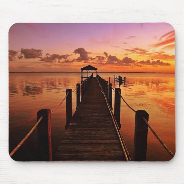 Sonnenuntergang-Himmel Mousepad (Vorne)