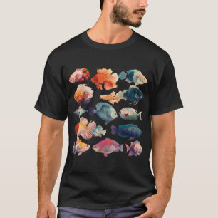 Sonnenuntergang Honiggurami (ausgewachsenes Männch T-Shirt