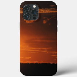 Sonnenuntergang-Horizont-Wolken-Wald- Case-Mate iPhone Hülle