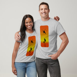 Sonnenuntergang Hughess 500 T-Shirt