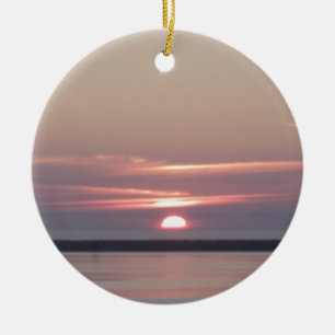 Sonnenuntergang Humboldt Bay Eureka California von Keramikornament