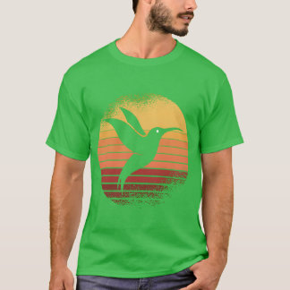 Sonnenuntergang Hummingbird Hummingbirds Birnen wi T-Shirt