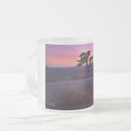 Sonnenuntergang im Bärenberg Mattglastasse