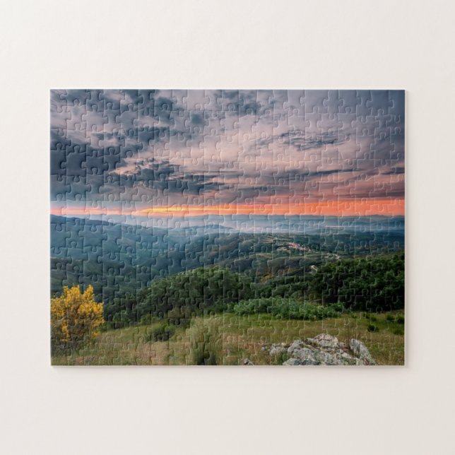 Sonnenuntergang im Bierzo (Horizontal)