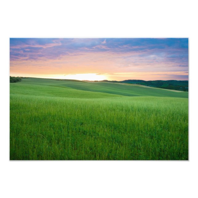 Sonnenuntergang im Foto der Toskana (Vorne)