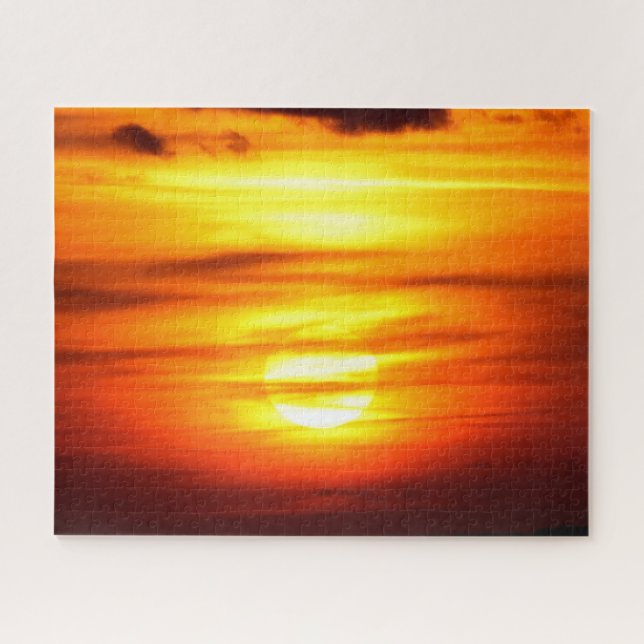 Sonnenuntergang im Herbst (Horizontal)