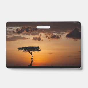 Sonnenuntergang im Masai Mara Ausweis