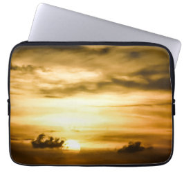 Sonnenuntergang im Pazifik Laptopschutzhülle