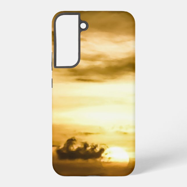 Sonnenuntergang im Pazifik Samsung Galaxy Hülle (Rückseite)