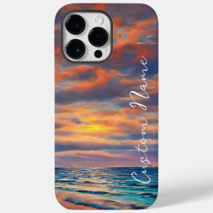 Sonnenuntergang im tropischen Meer Case-Mate iPhone 14 Pro Max Hülle