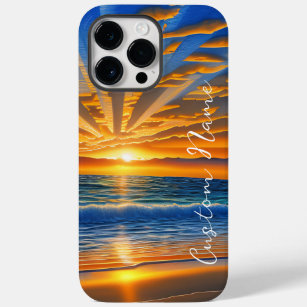 Sonnenuntergang im tropischen Meer Case-Mate iPhone 14 Pro Max Hülle