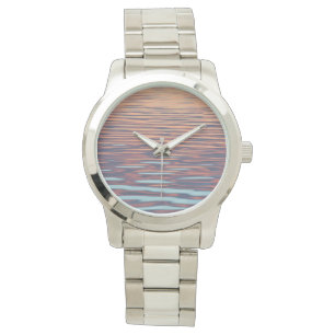 Sonnenuntergang im Wasser Armbanduhr