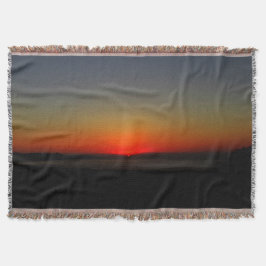Sonnenuntergang im Wasser Decke