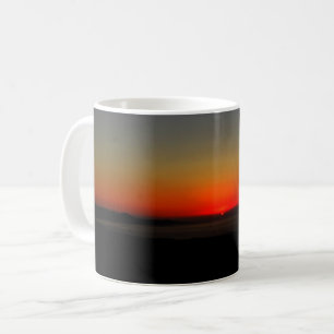 Sonnenuntergang im Wasser Kaffeetasse