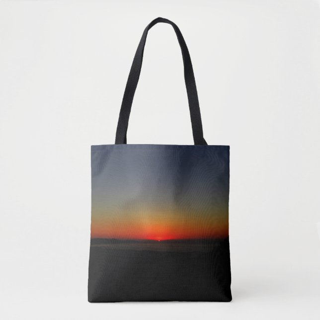 Sonnenuntergang im Wasser Tasche (Vorderseite)