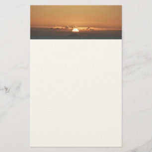 Sonnenuntergang in Antigua I Seascape Fotografy Briefpapier