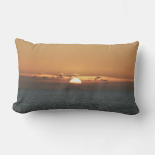 Sonnenuntergang in Antigua I Seascape Fotografy Lendenkissen