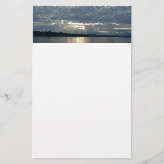 Sonnenuntergang in British Columbia Canadian Seasc Briefpapier (Vorderseite)