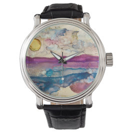 Sonnenuntergang in Costa Rica Watch Armbanduhr