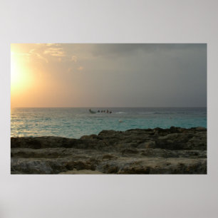 Sonnenuntergang in Cozumel Poster