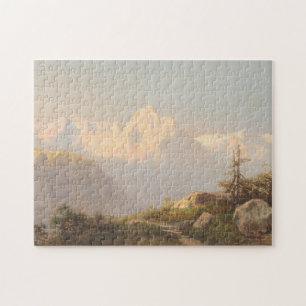 Sonnenuntergang in den Bergen - Carl Lafite
