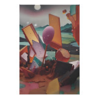 Sonnenuntergang in den Candy Lands - Ken Gage Art