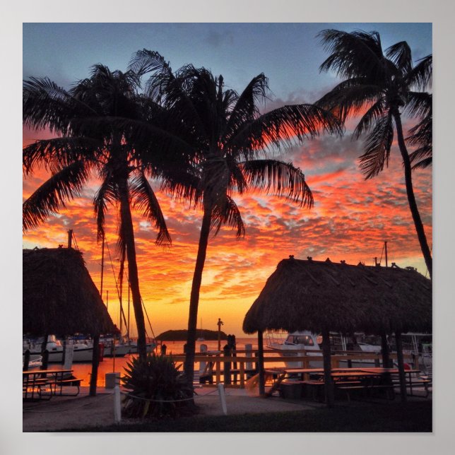 Sonnenuntergang in den Florida Keys Poster (Vorne)