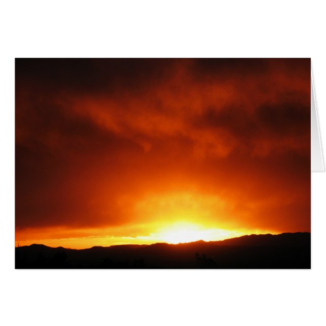 Sonnenuntergang in den Sangres von Cynthia Wenslow (Vorderseite (Horizontal))