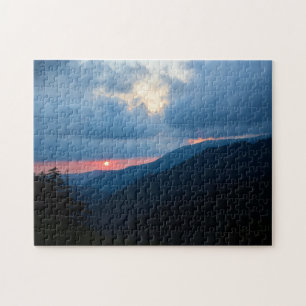 Sonnenuntergang in den Smoky-Bergen - 11x14