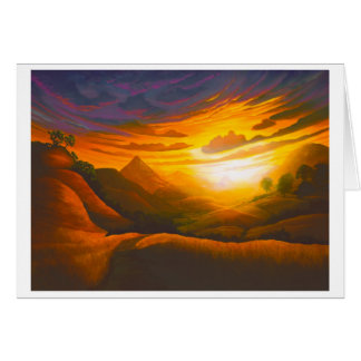 Sonnenuntergang in der Polyschlucht