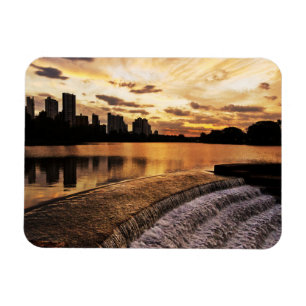 Sonnenuntergang in der Stadt Londrina Magnet